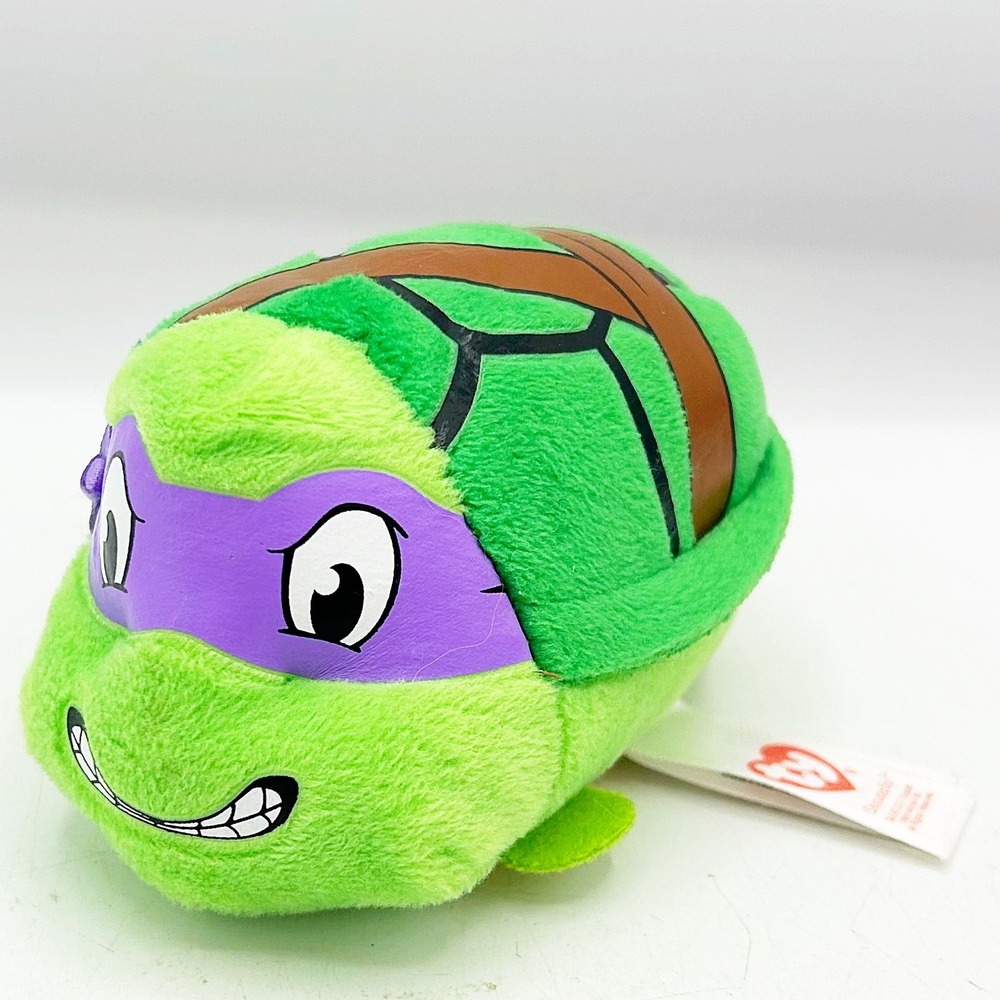 TY Beanie Teeny Donatello 4" Teenage Mutant Ninja Turtles Plush Toy‎ TMNT